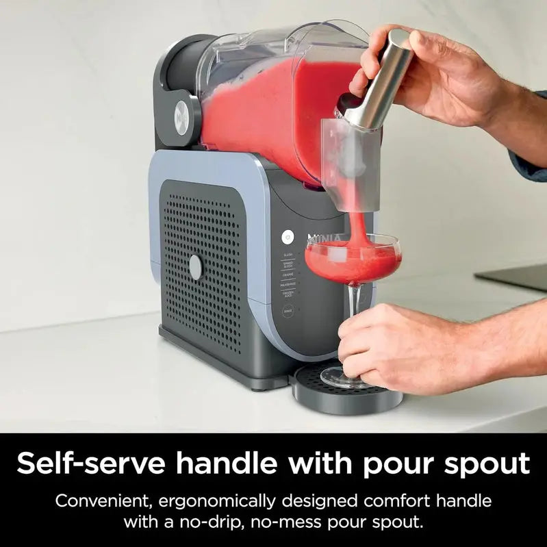 Ninja SLUSHi Compact Slushie Maker, 2.6 L, 5 Customizable Settings, Matte Black
