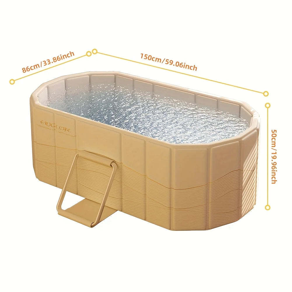 Portable Hot Tub - Beige PVC