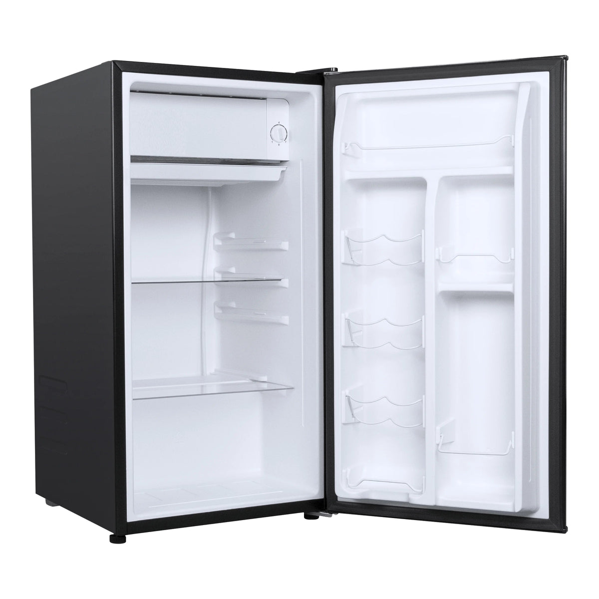 Galanz 3.3 Cu Ft One Door Mini Fridge, Black