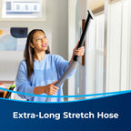 BISSELL PowerForce Helix Turbo Rewind Pet Upright Vacuum, Black & Green - 3333