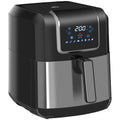 GVJMTKP Air Fryer 1700W 6.9 Quart With Digital Display And Nonstick Basket - Black