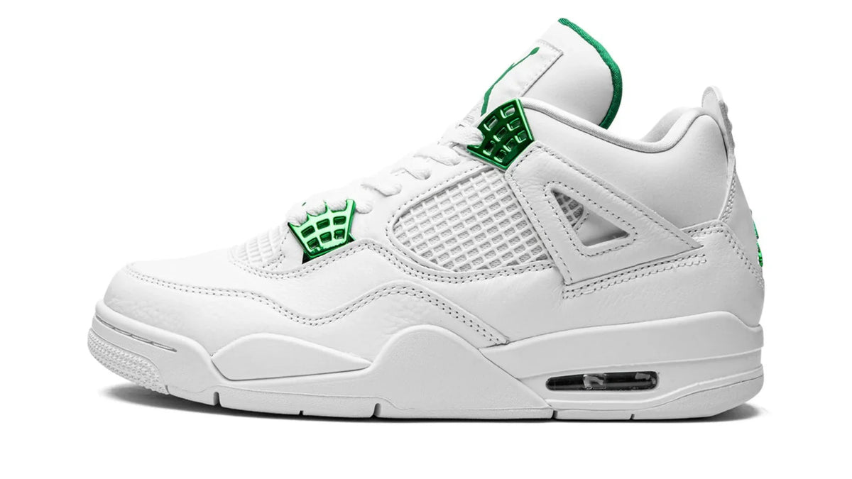 Air Jordan 4 Retro Sneakers - Metallic Pack Pine Green