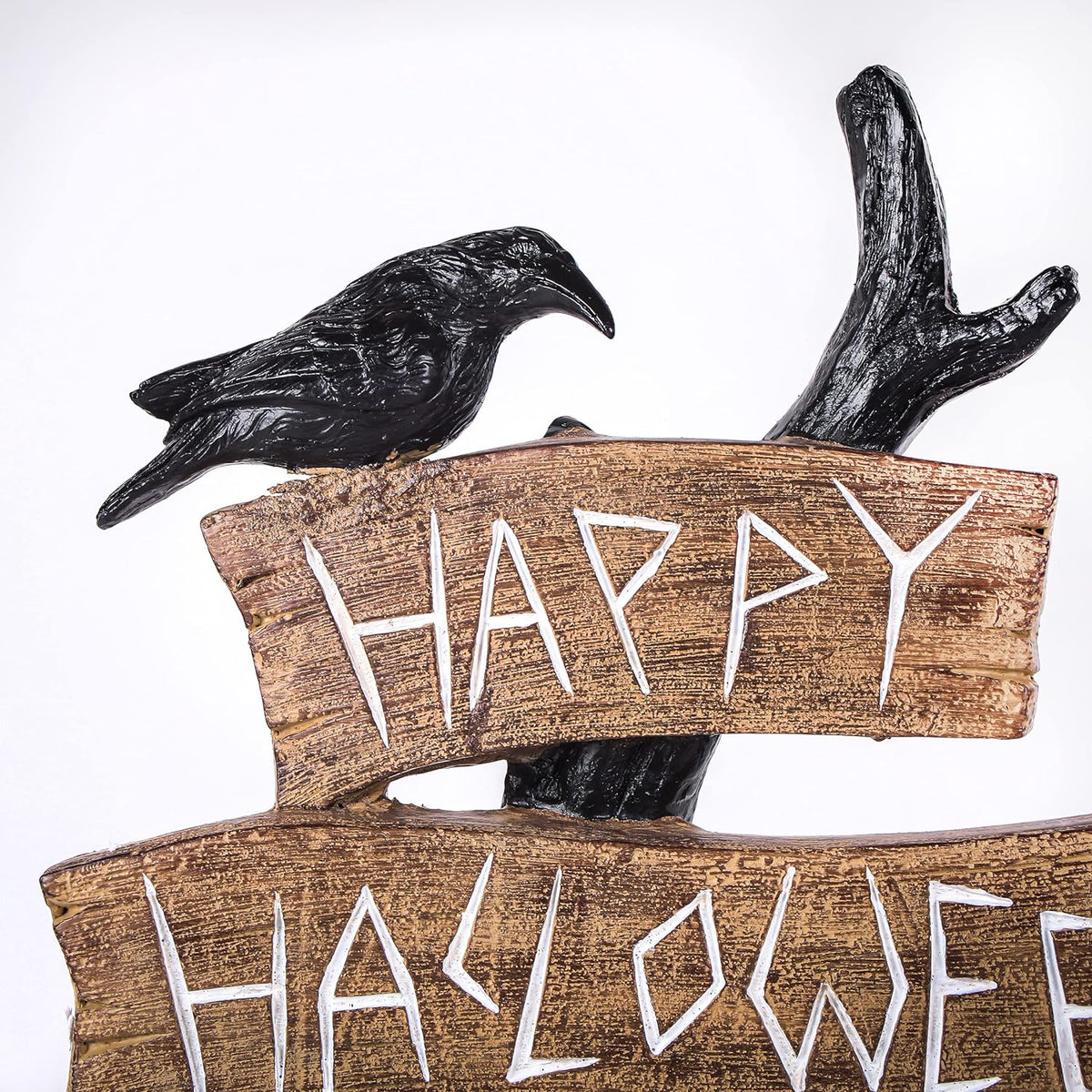 National Tree Company Happy Halloween Tree Table Decoration, Black, 32 Inches - HH75-193197ZBK1