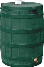 Good Ideas Rain Wizard 50 Gallon Plastic Outdoor Rain Barrel Water Storage Collector