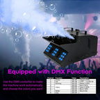 TC-Home 3 In 1 Stage Fog Bubble Machine 3000W 1L 18 RGB LEDs