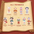 HAOHAINA Fashion Trendsetter Series Blind Box Action Figures, 12-Pack