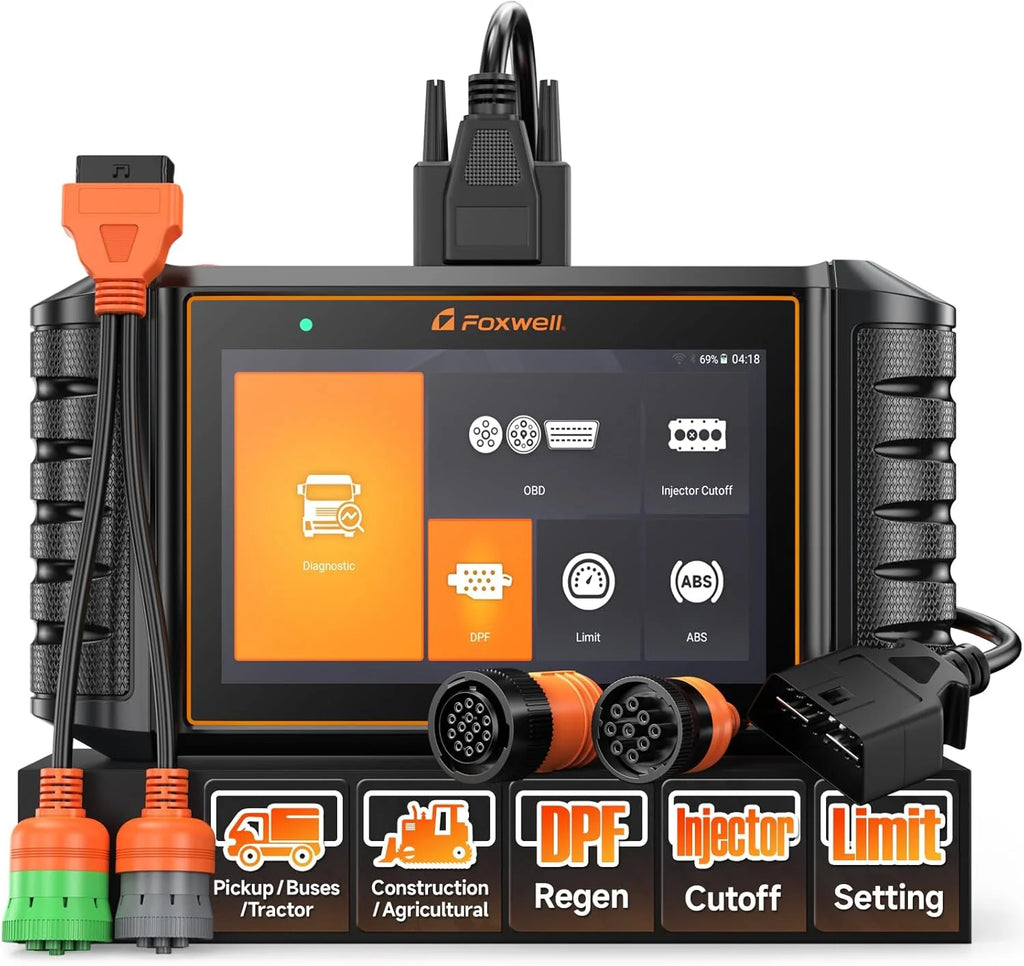 Heavy Duty Truck Diagnostic Scanner With DPF Regen And Injector Cutoff - HD500