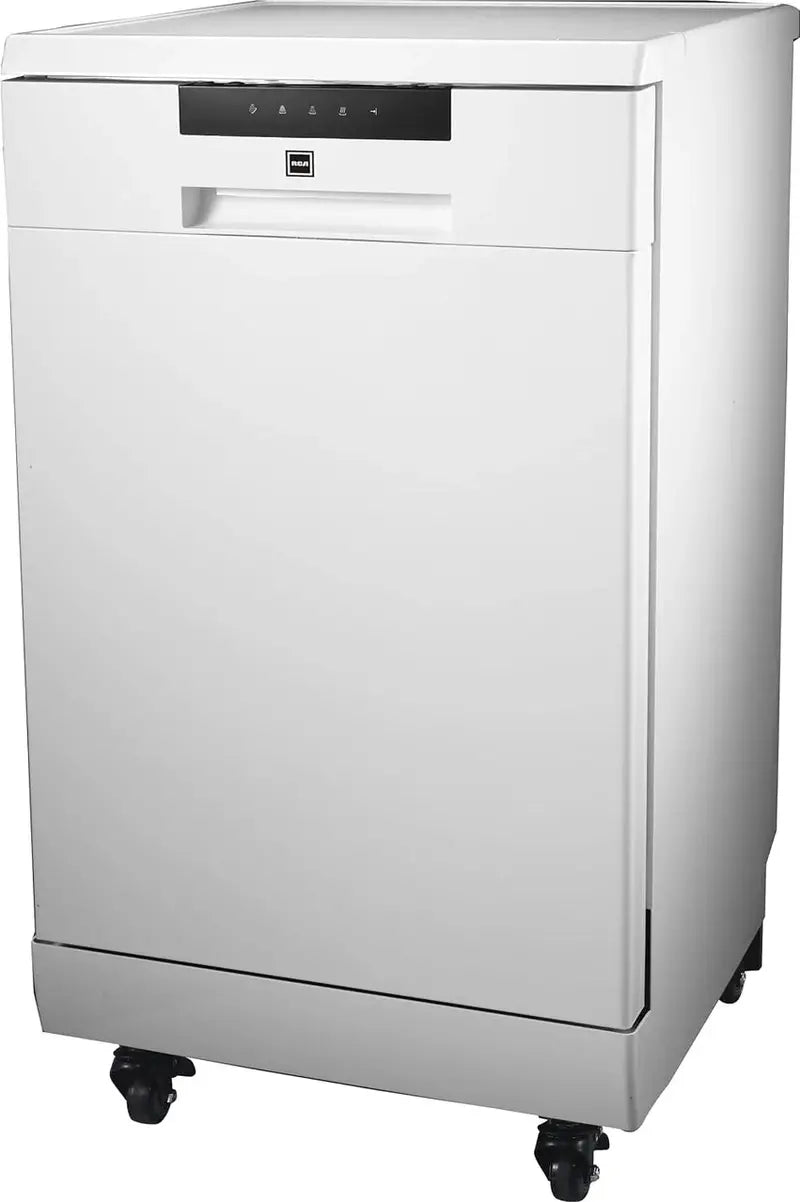 RCA Portable Dishwasher 18-Inch, 8 Place Settings, White - RDW1809-WHITE