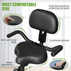 Caromix Folding Exercise Bike, 4 in 1, 16-Level Magnetic Resistance, 330LB Capacity