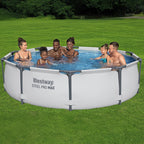 Bestway Steel Frame Above Ground Swimming Pool Set 10' x 30in - 2 Pack