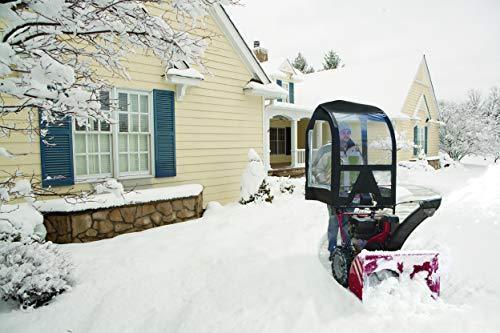 Deluxe Universal Snow Thrower Cab, Black - Fits Most Two- and Three-Stage Snow Blowers