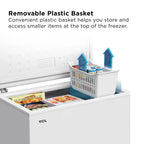 TCL Chest Freezer 5.0 Cu. Ft., White, Garage Ready - CF053W