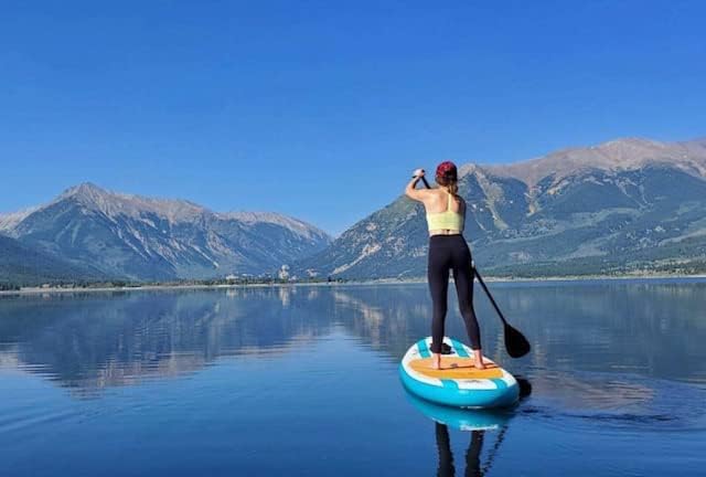 ROC Inflatable Stand-Up Paddle Board With Anti-Slip Comfortable Deck