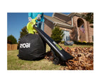 RYOBI Cordless Leaf Vacuum/Mulcher 40V with (2) 5.0 Ah Batteries and (1) Charger - RY40451-2B