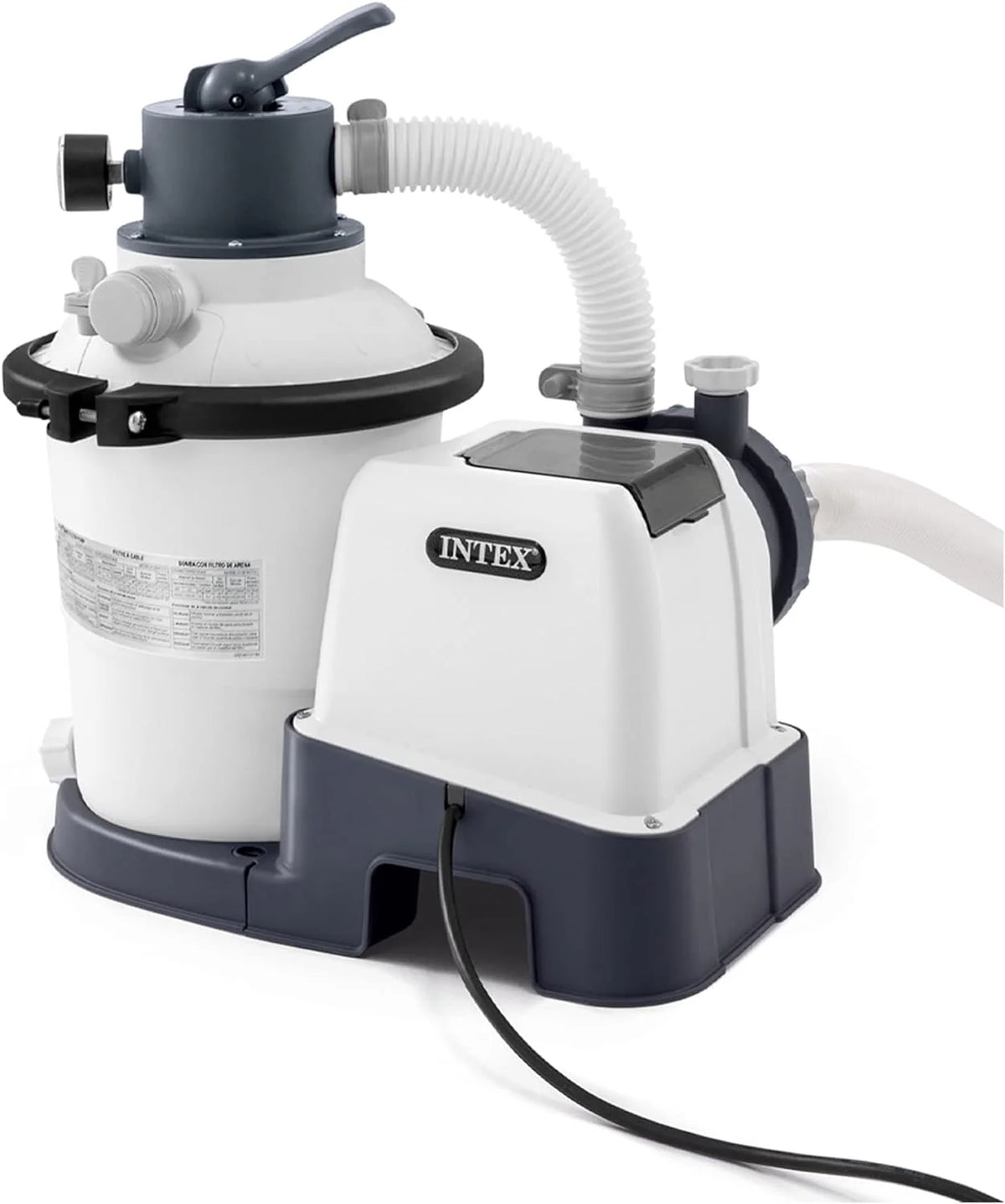 Intex Krystal Clear 16 Inch 3,000 GPH Above-Ground Pool Sand Filter Pump - 26651EG