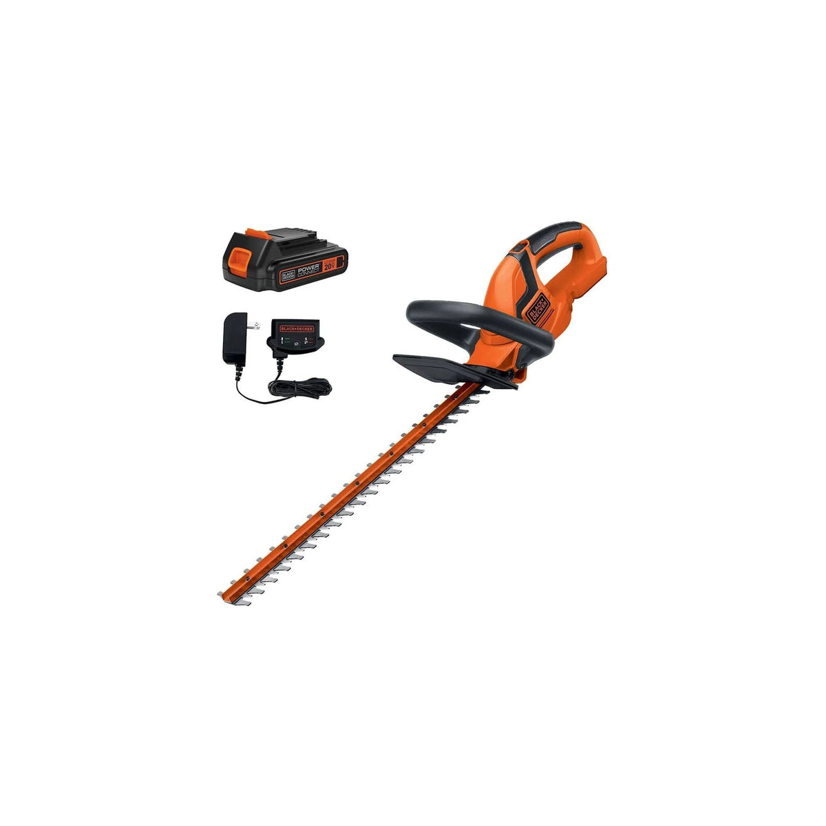 BLACK+DECKER 20V MAX Cordless Lithium 22 in Hedge Trimmer - LHT2220