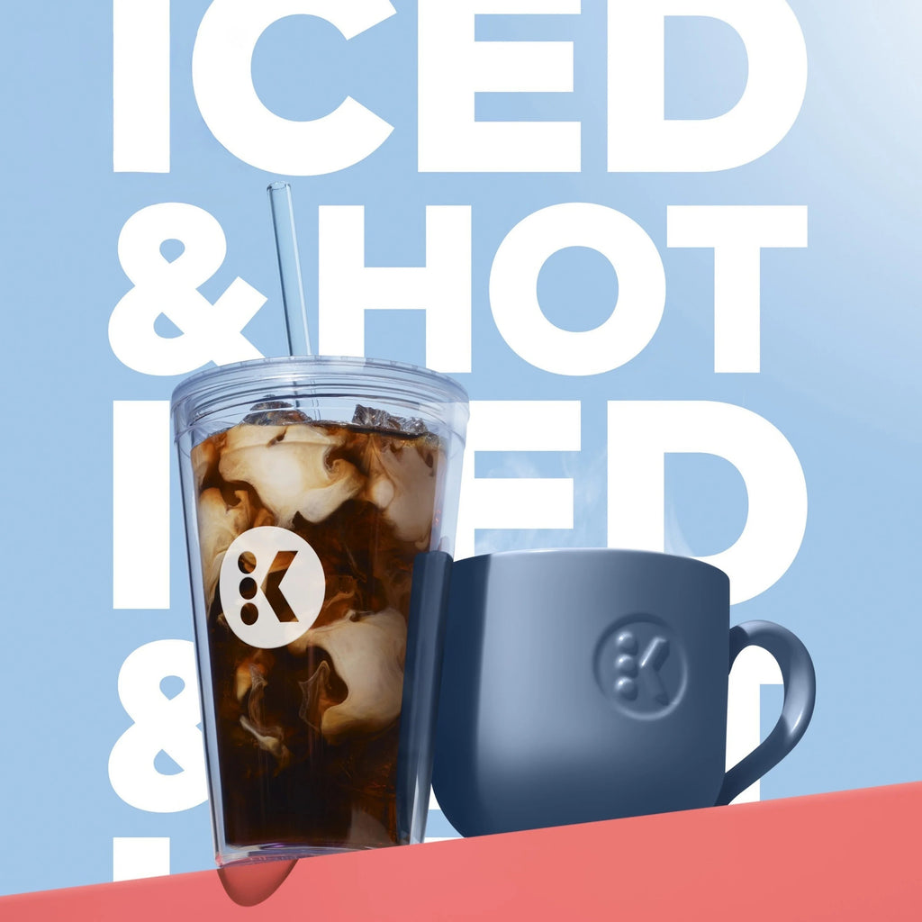 Keurig Single-Serve K-Cup Pod Coffee Maker, White - K-Iced Essentials