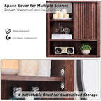 Bathroom Wall Cabinet With Adjustable Shelf, 7.6 in D x 23.2 in W x 24 in H