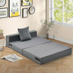 ASDRFYU 6 Inch Tri-Fold Folding Sofa Bed With Pillow