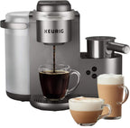 Keurig Single-Serve Coffee, Latte, And Cappuccino Maker, Nickel - K-Cafe Special Edition