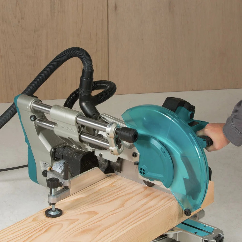Makita 12 in Dual-Bevel Sliding Compound Miter Saw With Laser, 3200 RPM - LS1219L