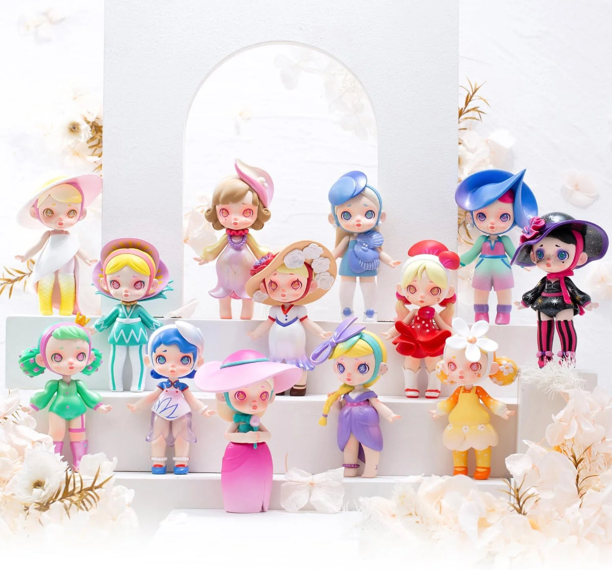 HAOHAINA Fashion Trendsetter Series Blind Box Action Figures, 12-Pack