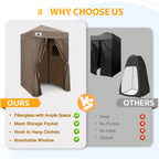 EAGLE PEAK Ultra Compact 4 ft x 4 ft Pop-Up Changing Room Canopy - Flex