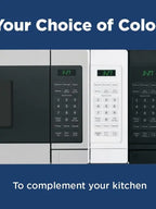 GE Countertop Microwave Oven, 0.7 Cu Ft, White - JEM3072DHWW