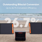 Jackery Bifacial Portable Solar Panel, 200W, IP68 - SolarSaga 200W