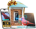 NETVUE by Birdfy Smart Bird Feeder With Camera, Solar Power, 1.5L