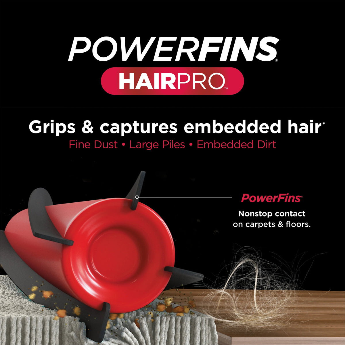 Shark Upright Vacuum With Lift-Away, PowerFins HairPro, Odor Neutralizer, Purple - ZD550