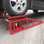 Confote Hydraulic Car Ramps 2PCS, 5-Ton, 10000lbs, Red