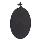 Modern Round Wall Mirror With Decorative Metal Frame