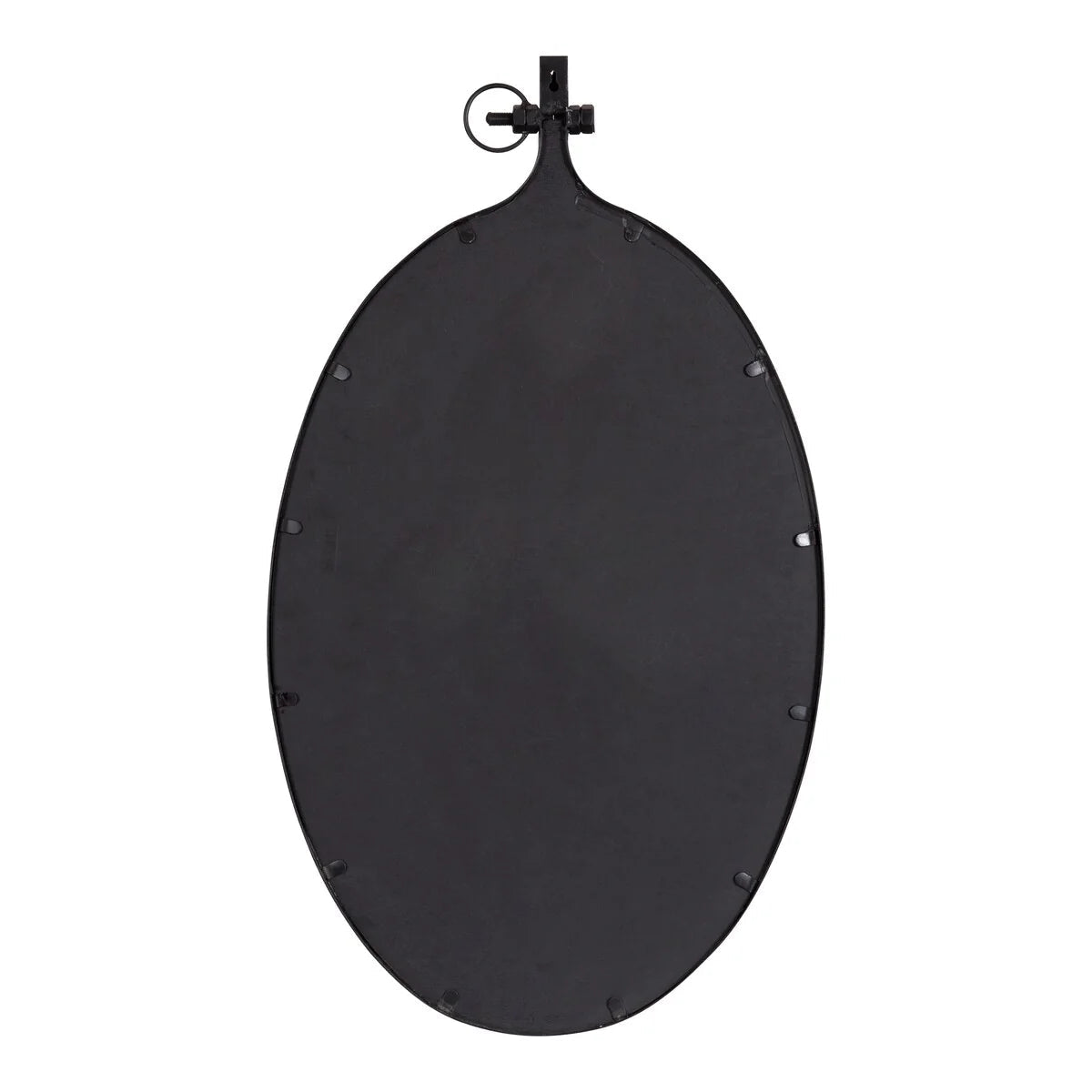 Modern Round Wall Mirror With Decorative Metal Frame