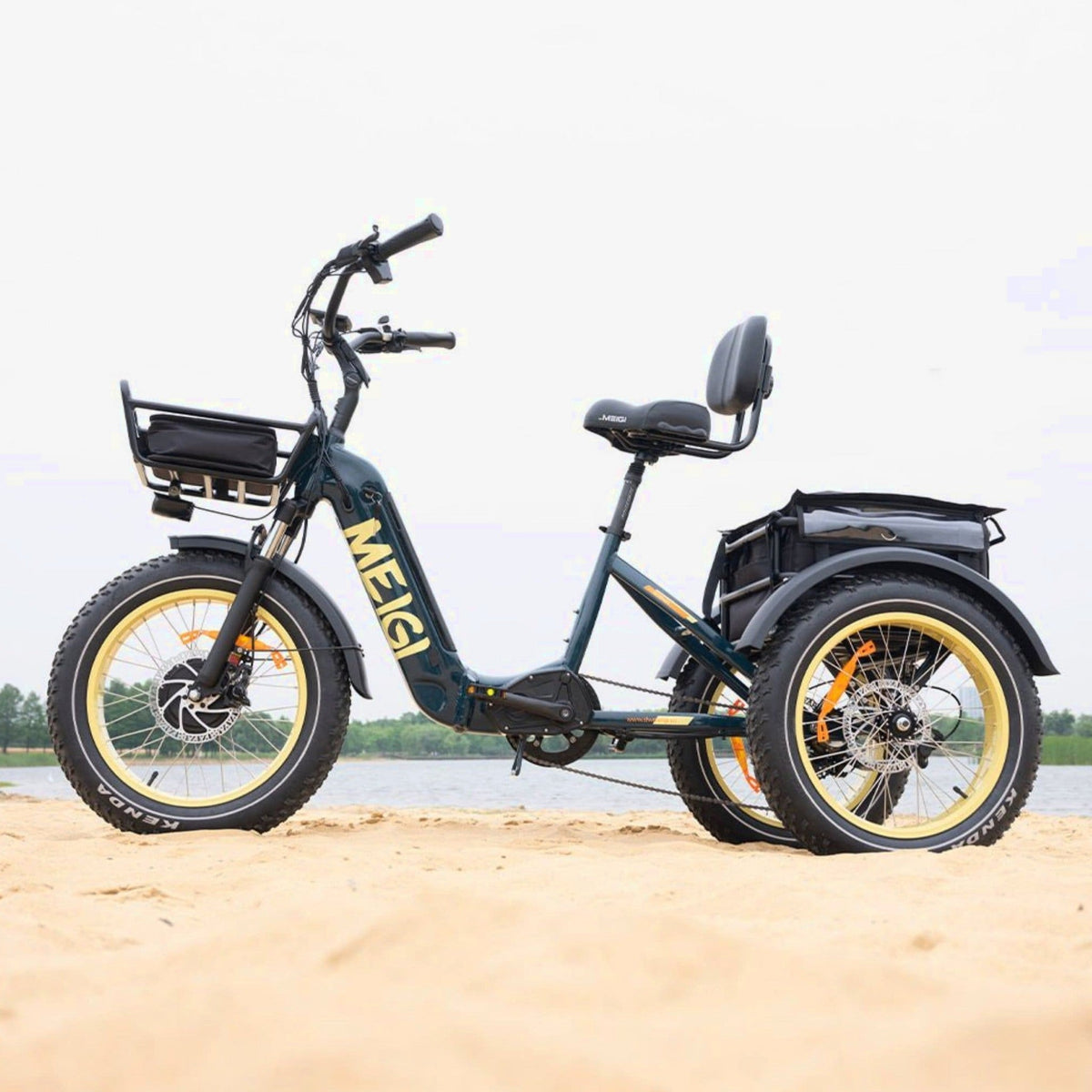 DWMEIGI Silverado 20 Foldable Fat Tire Electric Trike 48V/14AH 750W, 330LBS - MG2301
