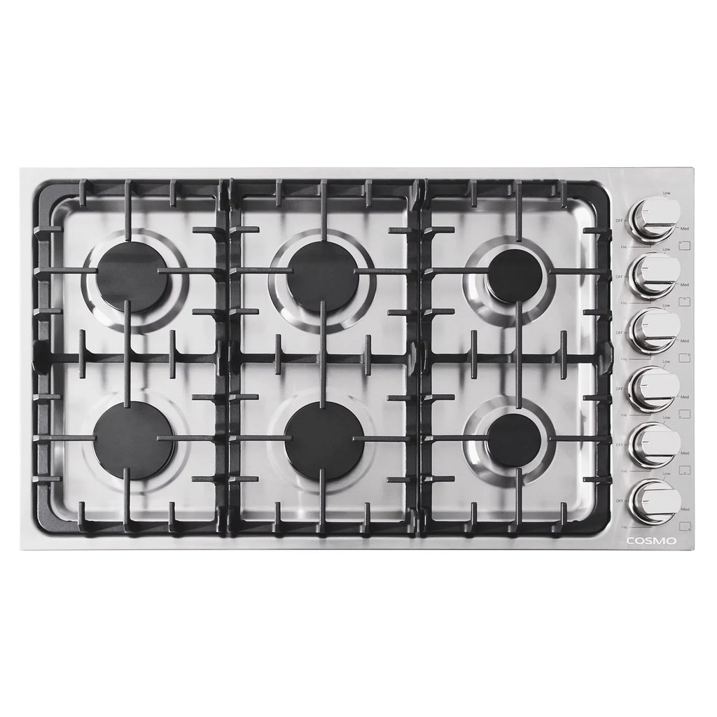 4-Piece Kitchen Appliance Package - 36 in Gas Cooktop, 24 in Electric Wall Oven, 24 in Microwave Drawer, Energy Star French Door Refrigerator