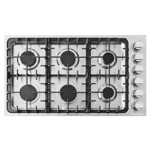 4-Piece Kitchen Appliance Package - 36 in Gas Cooktop, 24 in Electric Wall Oven, 24 in Microwave Drawer, Energy Star French Door Refrigerator