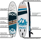 ROC Inflatable Stand-Up Paddle Board With Anti-Slip Comfortable Deck