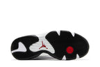 Jordan Air Jordan 14 Retro Black Toe 2024 White Varsity Red Black Metallic Silver - 487471 160