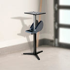 Master Mechanic Adjustable Cast Iron Grinder Pedestal With Tool Holder - 25.25 x 22.25 x 4.87 inches