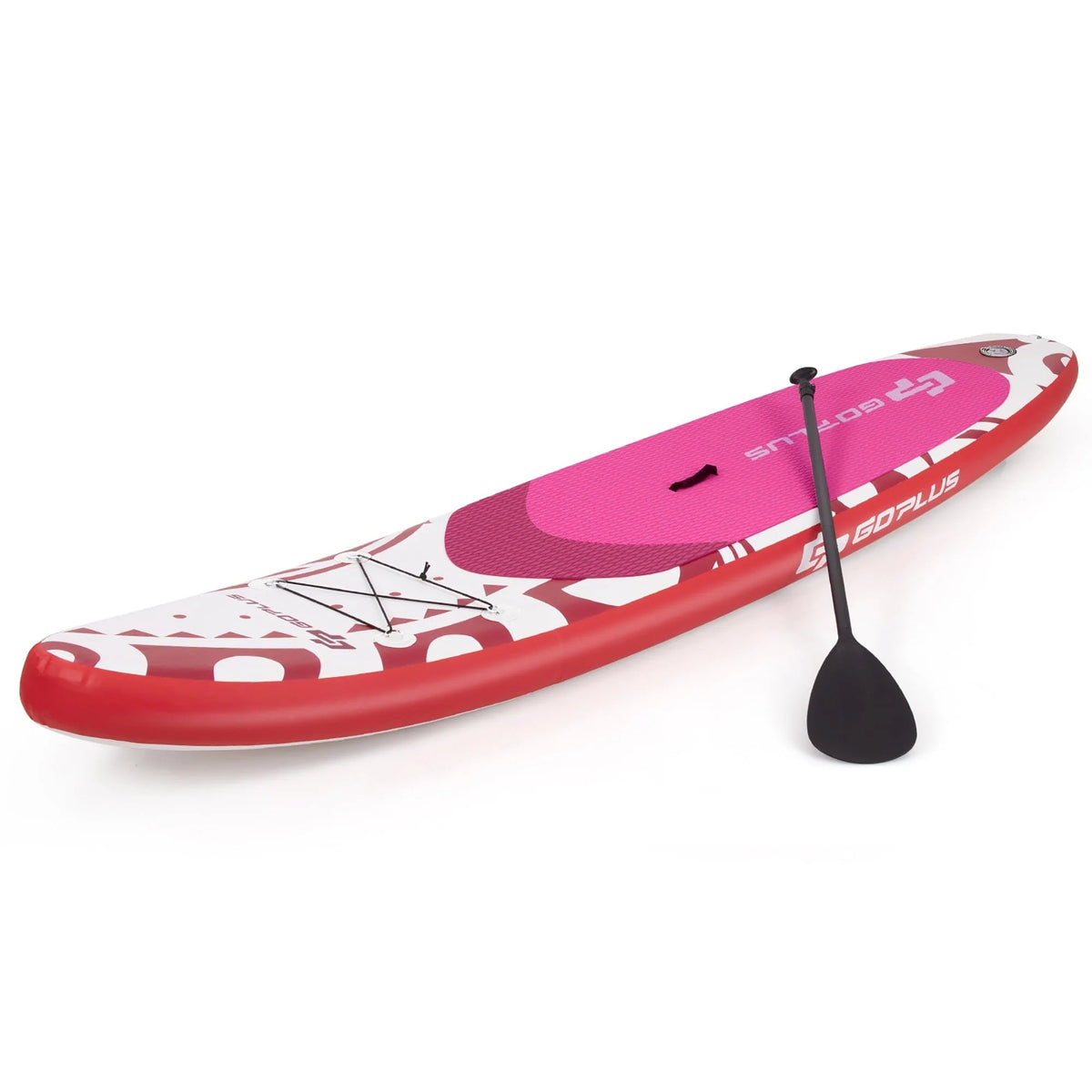 Goplus Inflatable Stand-Up Paddle Board 10.5 x 30 x 6 - Pink
