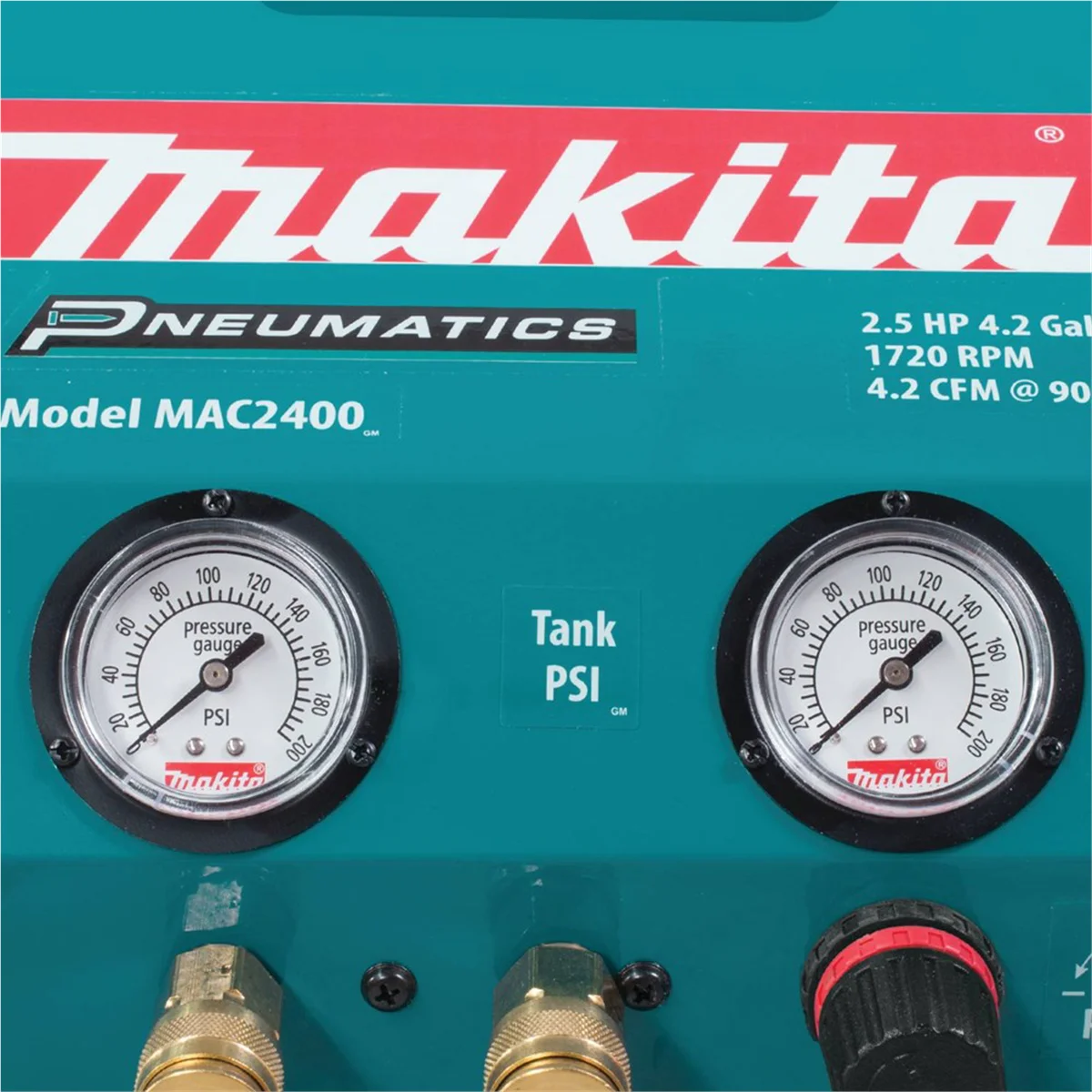 Makita 2.5 HP Big Bore Air Compressor - Twin Stack