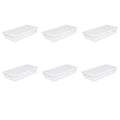 41 Quart Storage Box, White - Case Of 6
