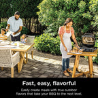 Ninja 7-in-1 Portable Electric Outdoor Grill And Smoker With Thermometer, Grey - OG751BRN