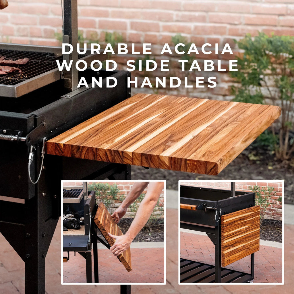 Backyard Discovery Argentine Santa Maria Wood Fire & Charcoal Steel BBQ Grill, Brasero - 723 Square Inch