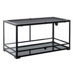 REPTI-ZOO Glass Terrarium, Front Double Doors, 40 Gallon