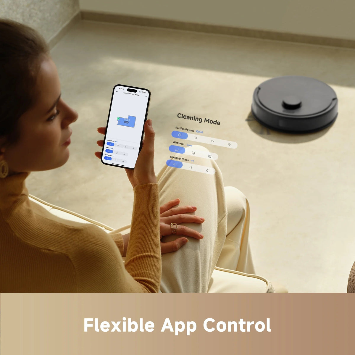 Dreame 3-in-1 Robot Vacuum And Mop With Smart Technology - E20 Plus