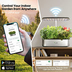 LetPot Smart Hydroponic Growing System, 12 Pods Indoor Herb Garden Kit - LPH-SE