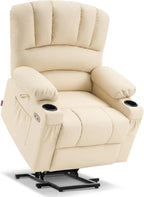 Heated Lift Recliner for Seniors with USB and Cup Holders