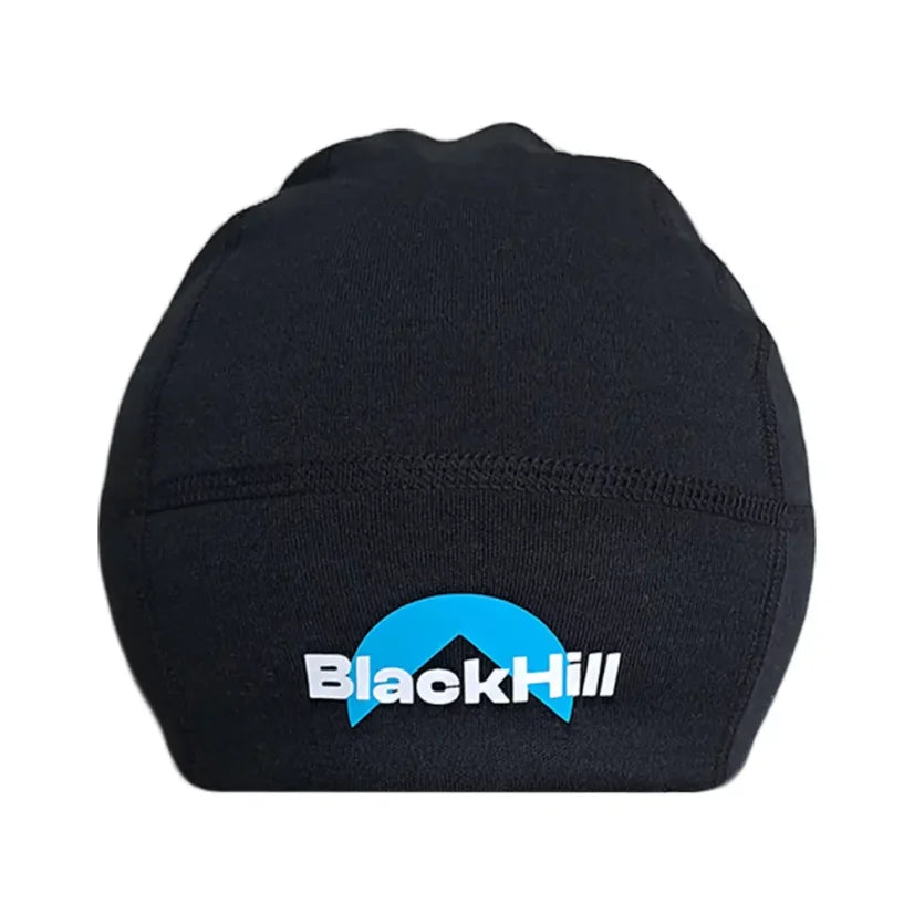 Merino Wool Beanie 26 cm, Black - Active Long250